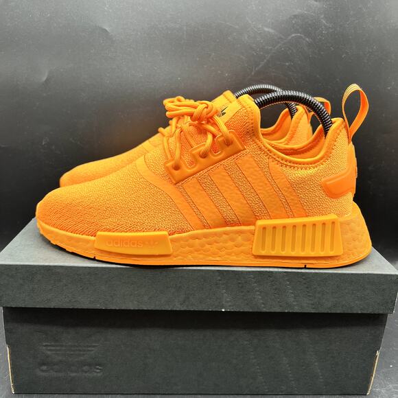 NEW Adidas NMD R1 Women's Shoes Size 6.5 Bright Orange Sneakers Athletic GV9439 - Picture 2 of 10